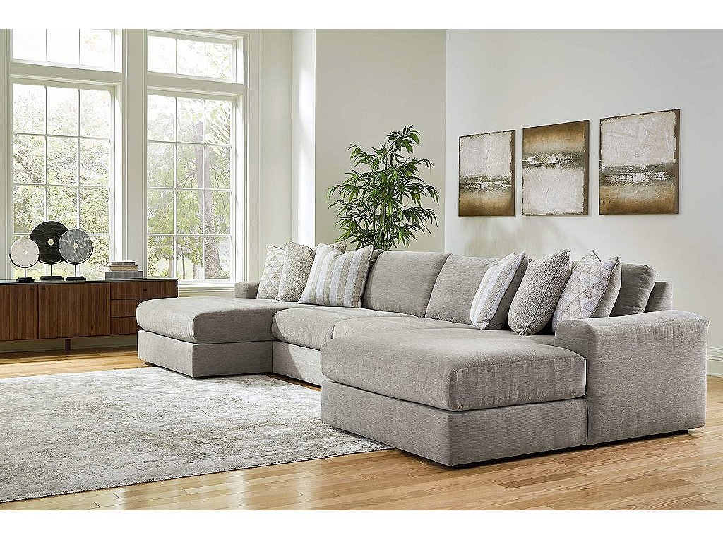 Avaliyah 4-Piece Double Chaise Sectional