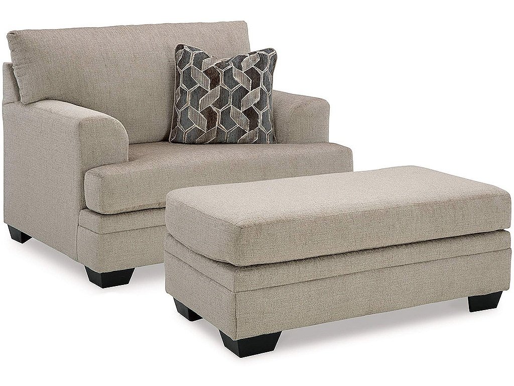 Stonemeade Oversized Chair and Ottoman