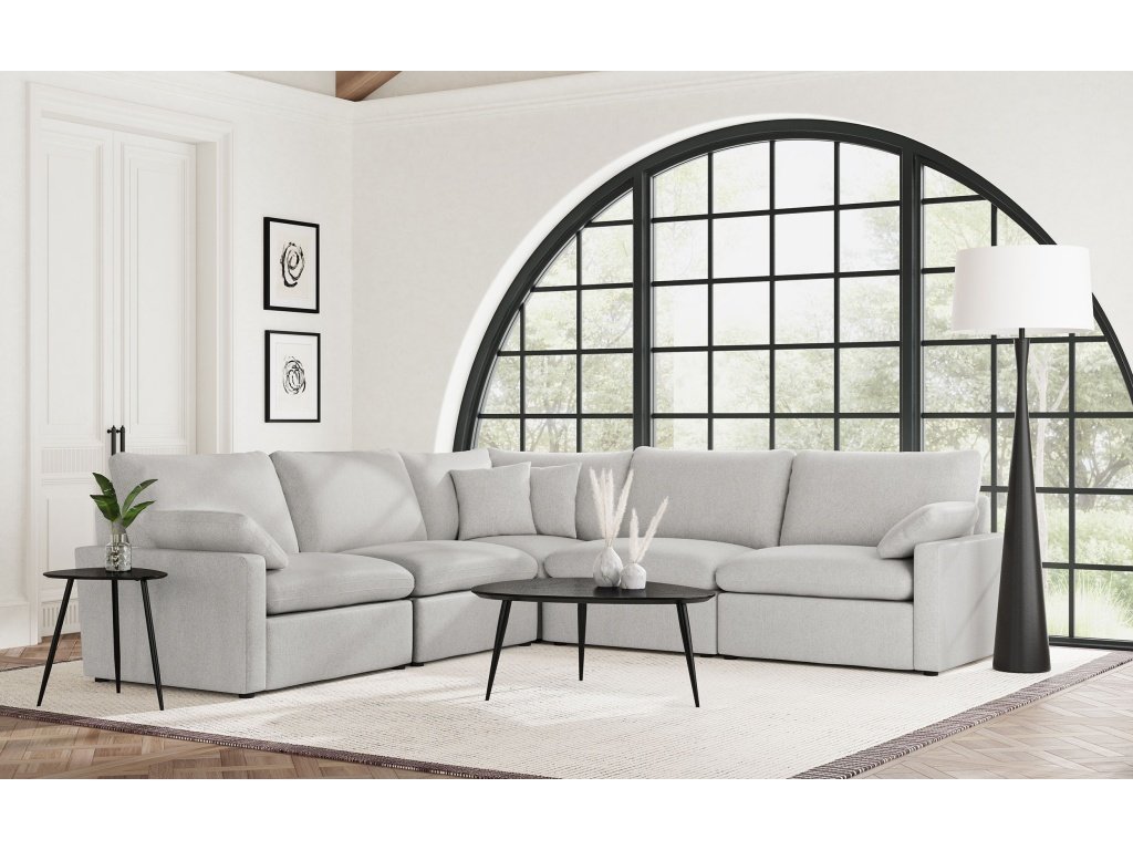 Collins Modular Power Reclining Sectional Corner Grey