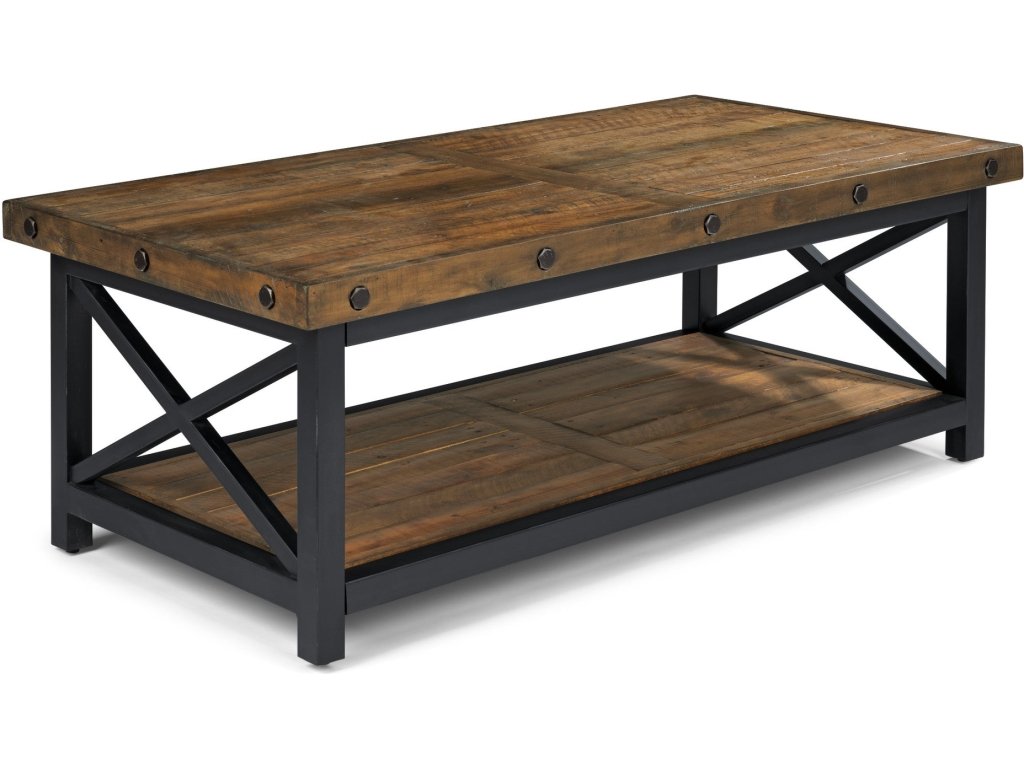 Carpenter Brown Rectangular Coffee Table