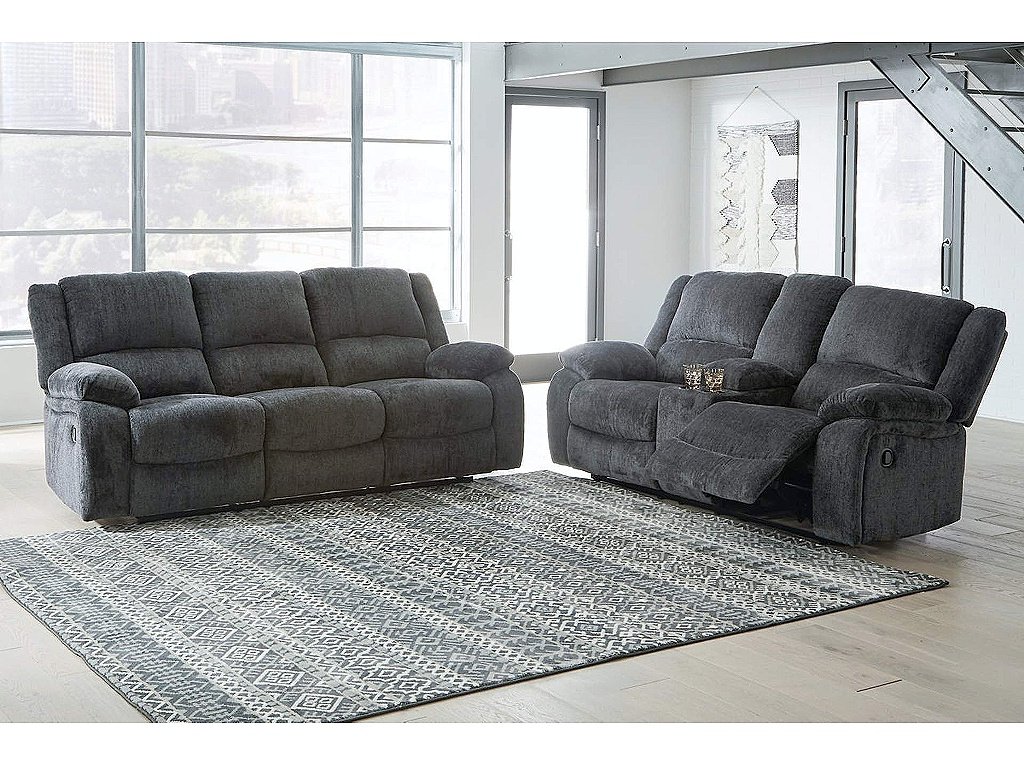 Draycoll Reclining Sofa and Loveseat