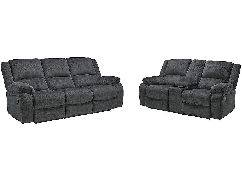 Draycoll Reclining Sofa and Loveseat