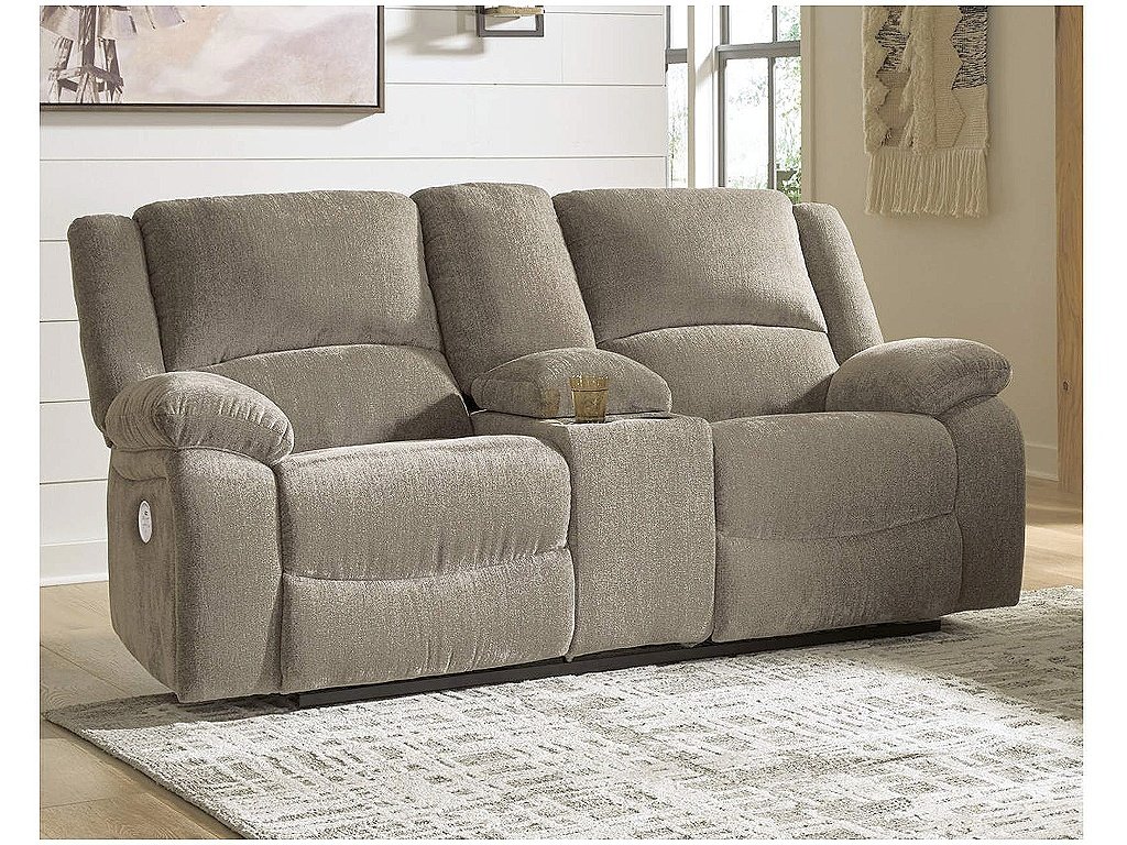 Draycoll Power Reclining Loveseat with Console