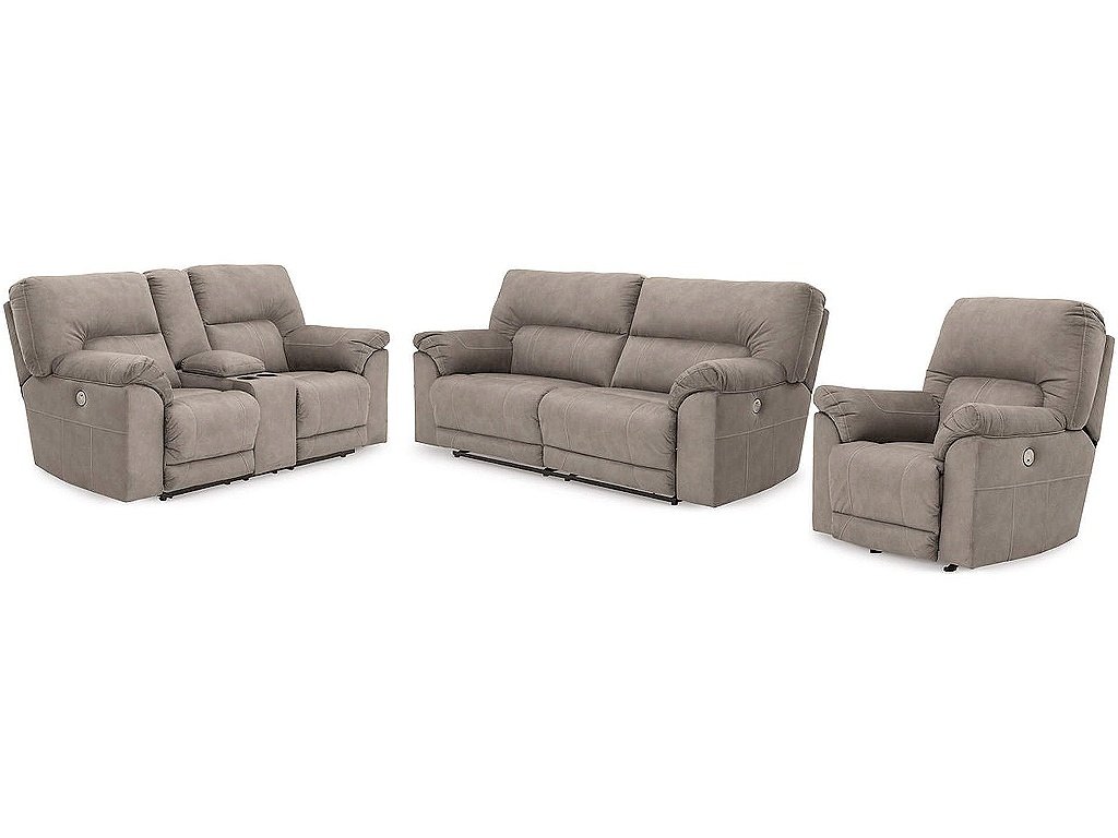 Cavalcade Power Reclining Sofa, Loveseat and Recliner