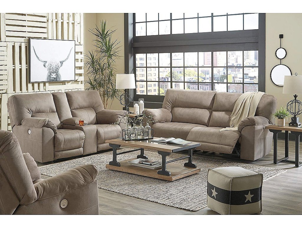 Cavalcade Power Reclining Sofa, Loveseat and Recliner