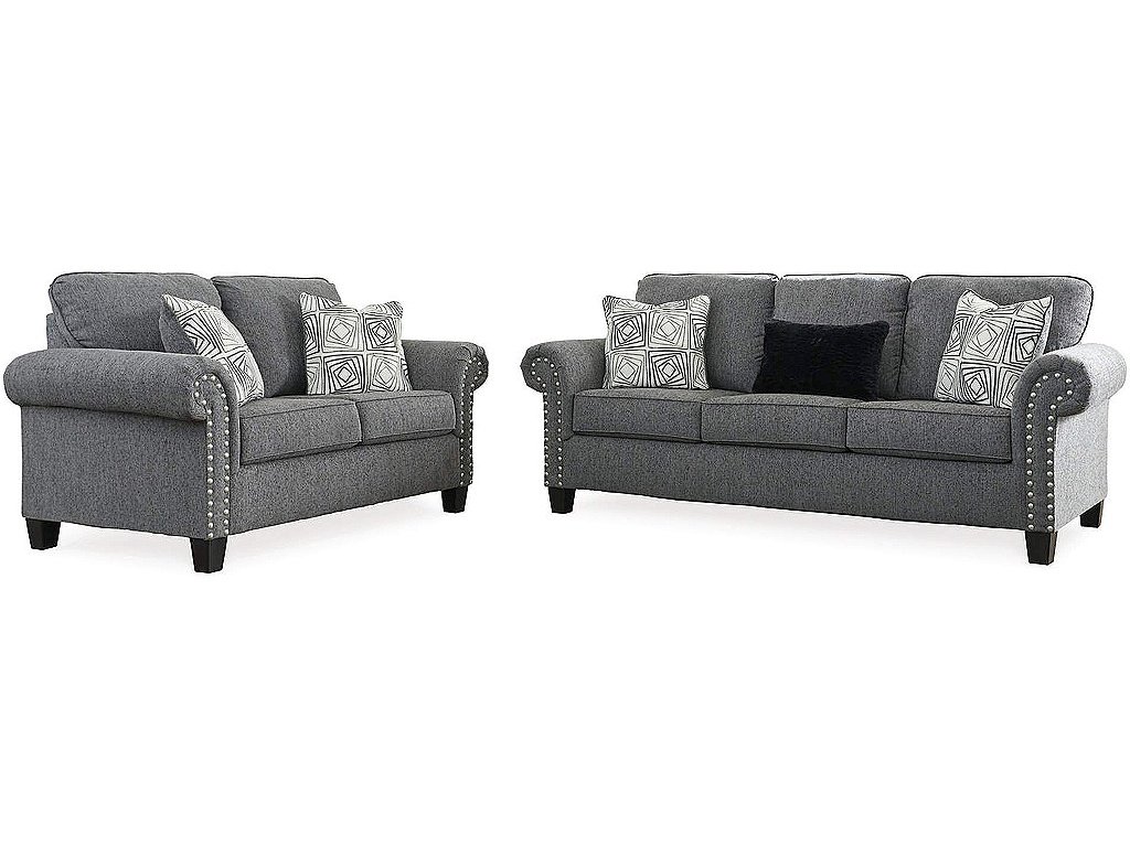 Agleno Sofa and Loveseat