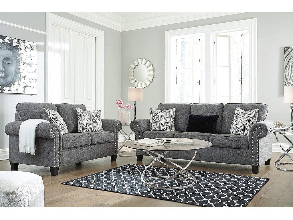 Agleno Sofa and Loveseat