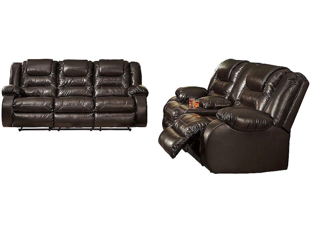 Vacherie Reclining Sofa and Loveseat