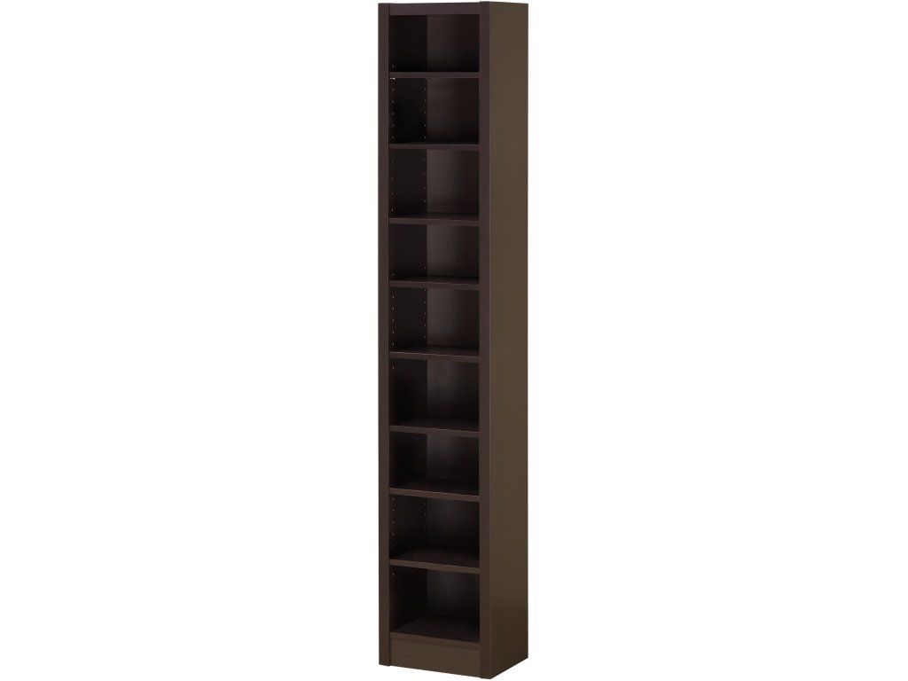 Eliam 71-Inch 9-Shelf Bookcase Cappuccino