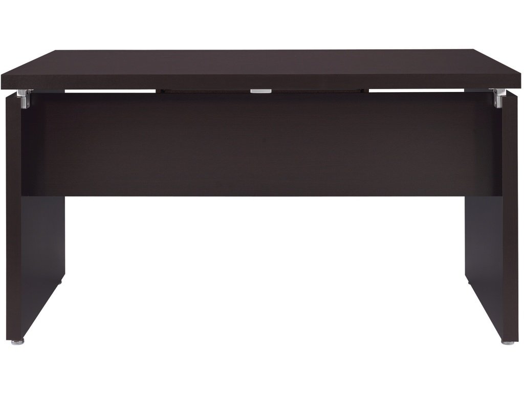 Skylar 55-Inch Computer Desk With Keyboard Drawer Cappuccino