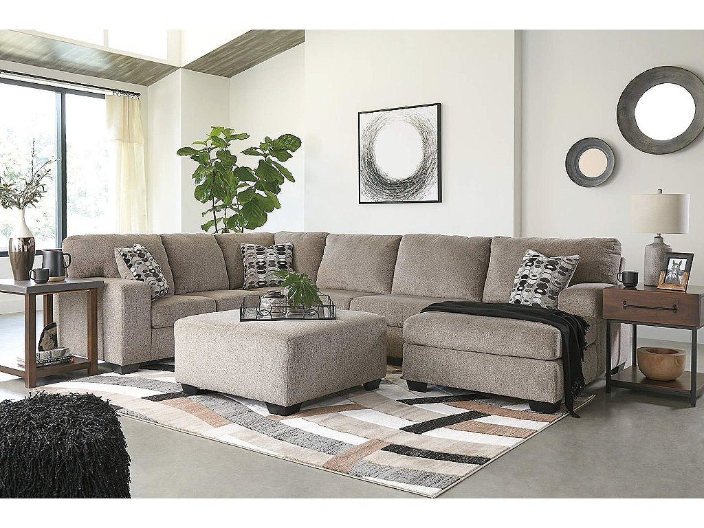 Ballinasloe 3-Piece Sectional and Ottoman