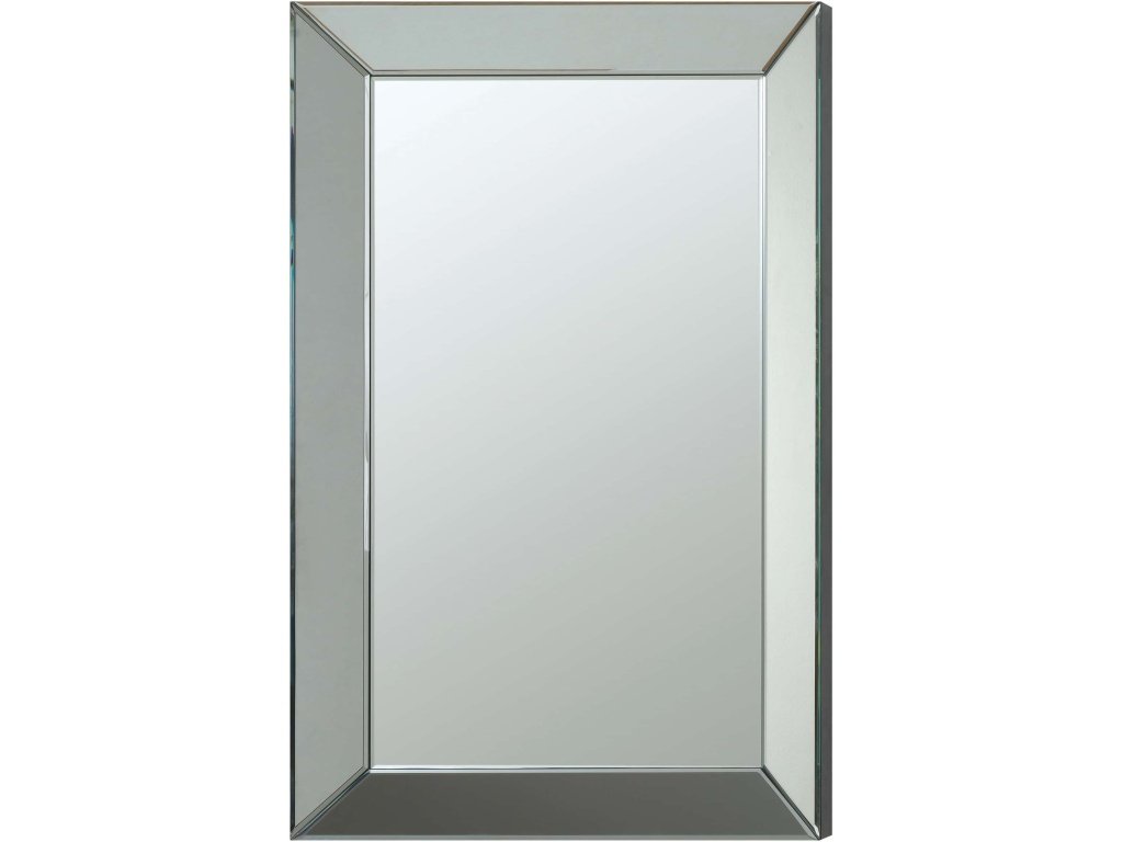 Pinciotti 36 X 24 Inch Beveled Frame Wall Mirror Silver