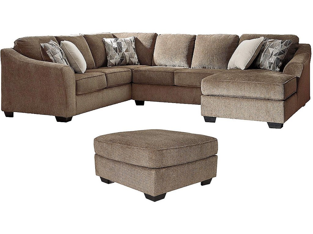 Graftin 3-Piece Sectional and Ottoman