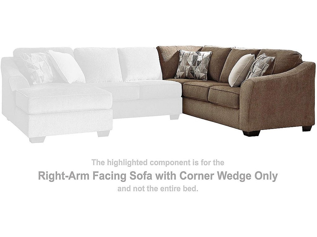 Graftin Right-Arm Facing Sofa with Corner Wedge