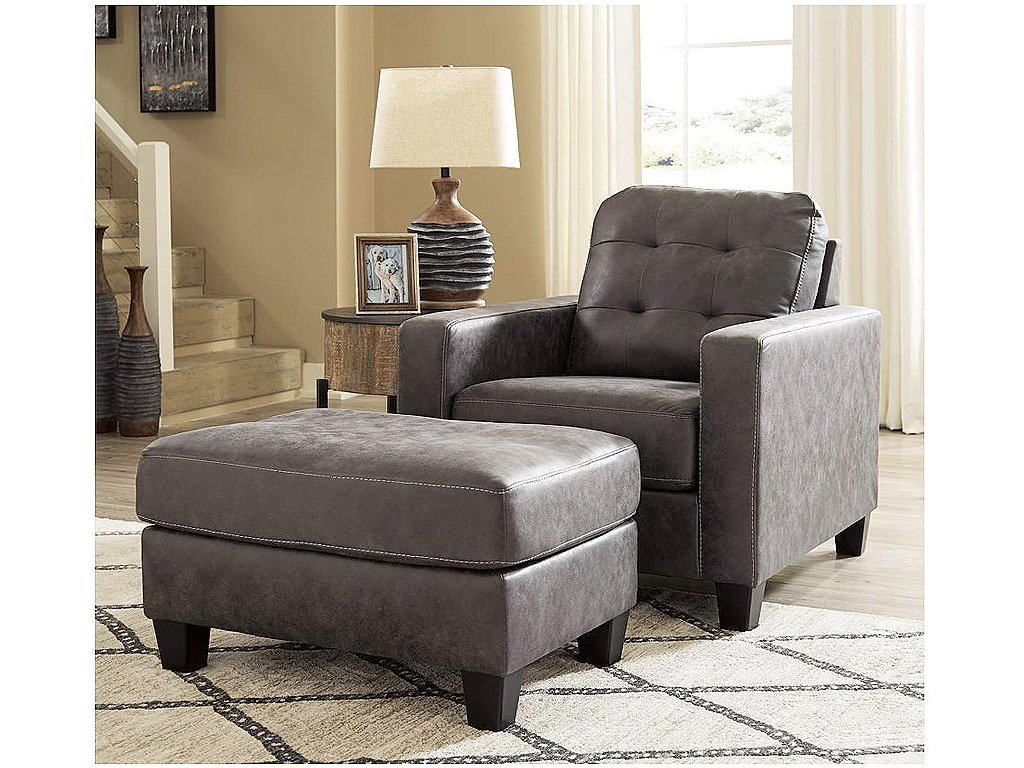 Venaldi Chair and Ottoman