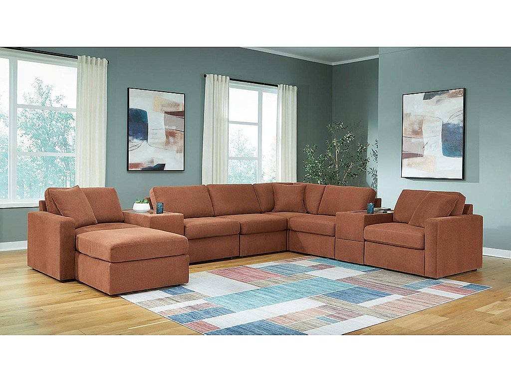 Modmax 8-Piece Sectional and Ottoman