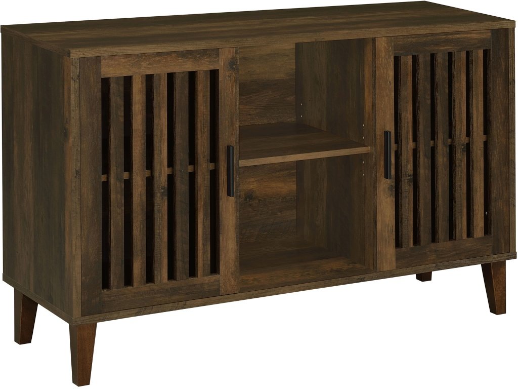 Torin 2-Door Engineered Wood Accent Cabinet Dark Pine