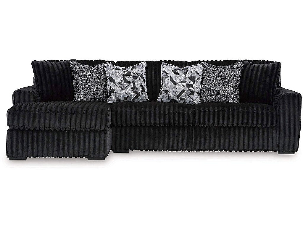 Midnight-Madness 2-Piece Sectional Sofa with Chaise