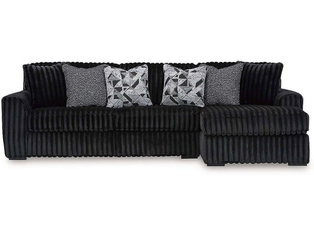 Midnight-Madness 2-Piece Sectional Sofa with Chaise