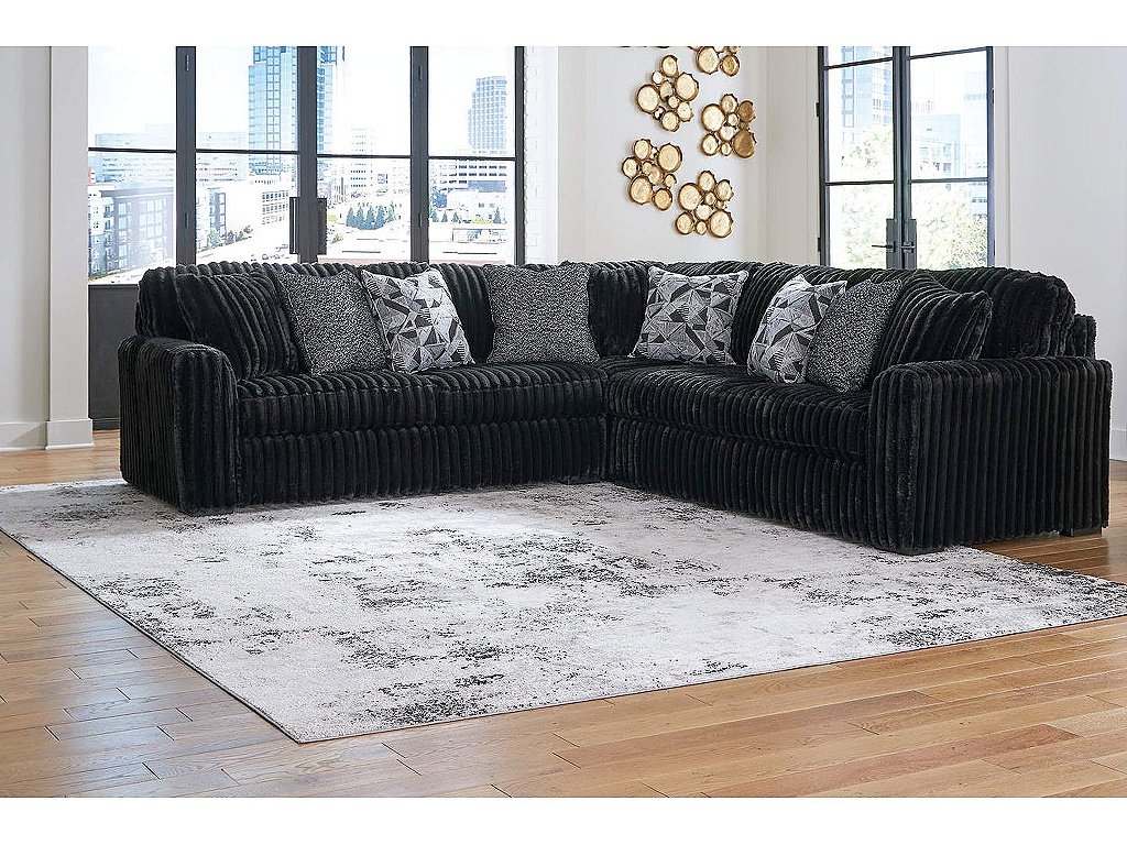 Midnight-Madness 3-Piece Sectional