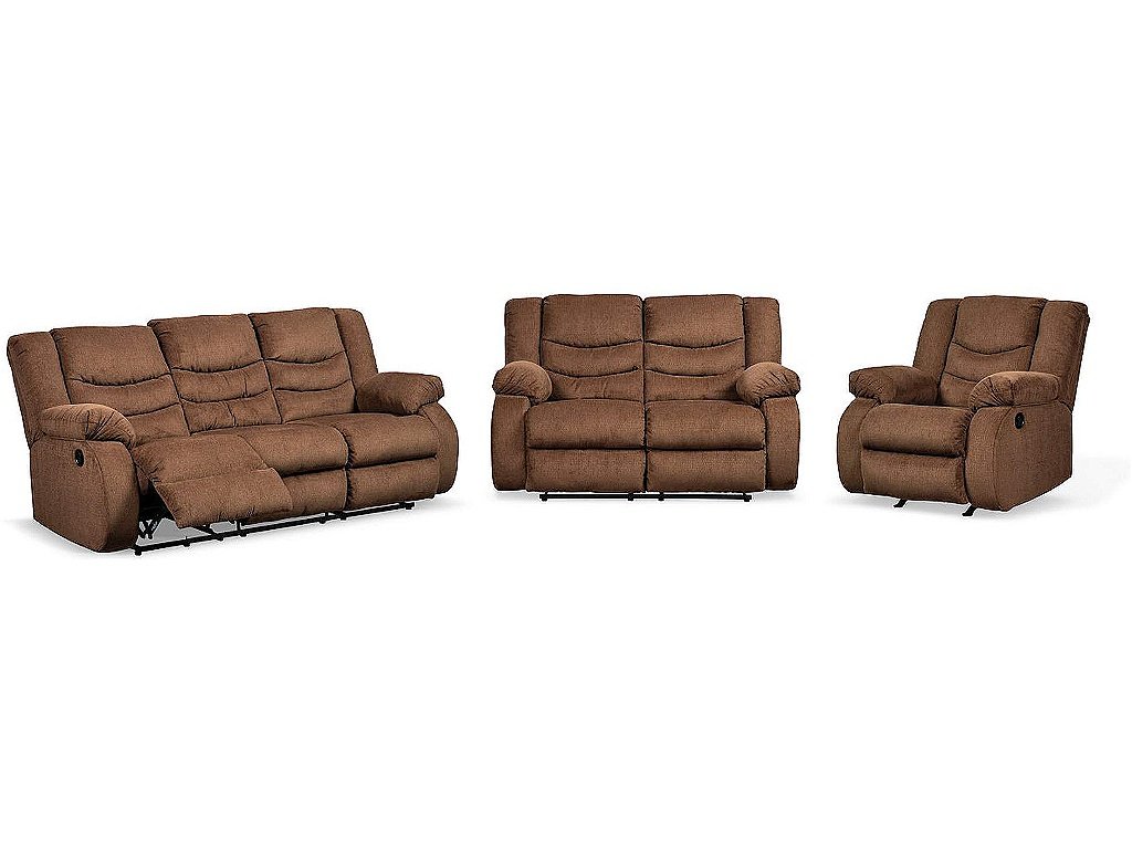 Tulen Reclining Sofa, Loveseat and Recliner