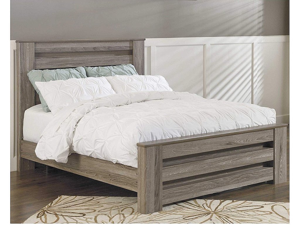 Zelen Queen Panel Bed and Dresser