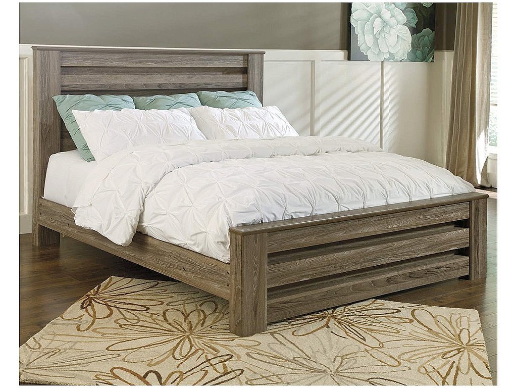 Zelen King Panel Bed