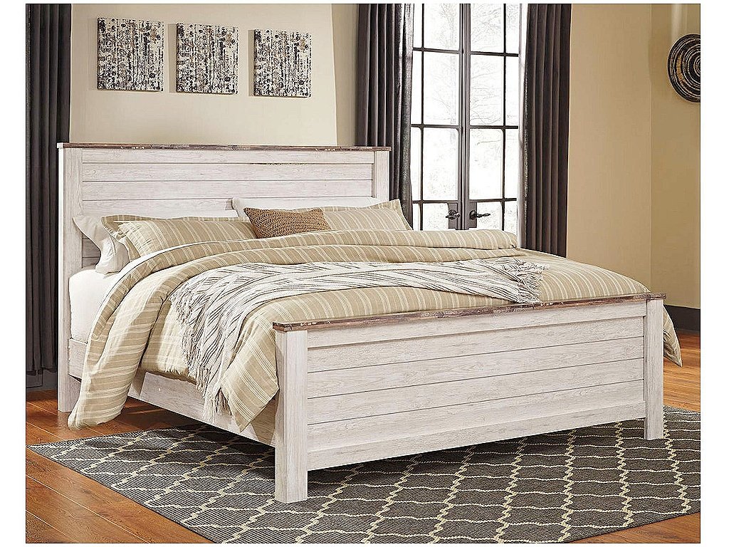 Willowton King Panel Bed