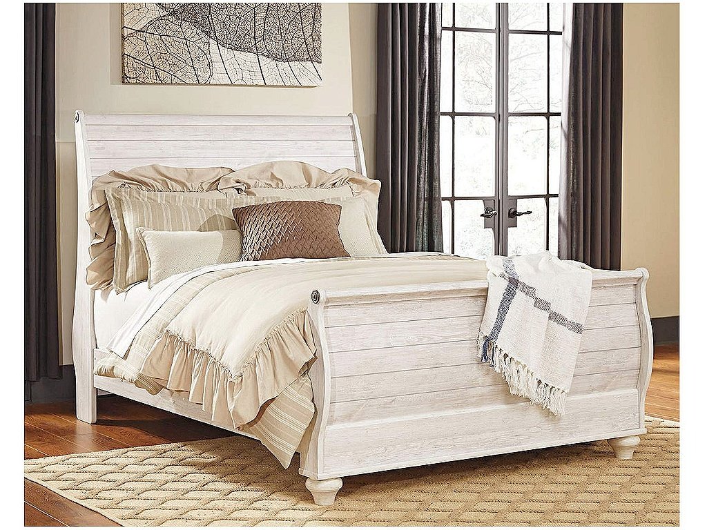 Willowton Queen Sleigh Bed