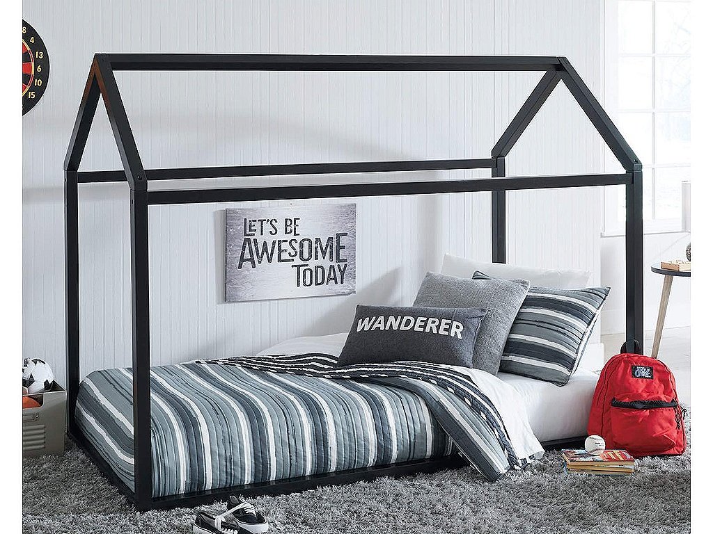 Flannibrook Twin House Bed Frame