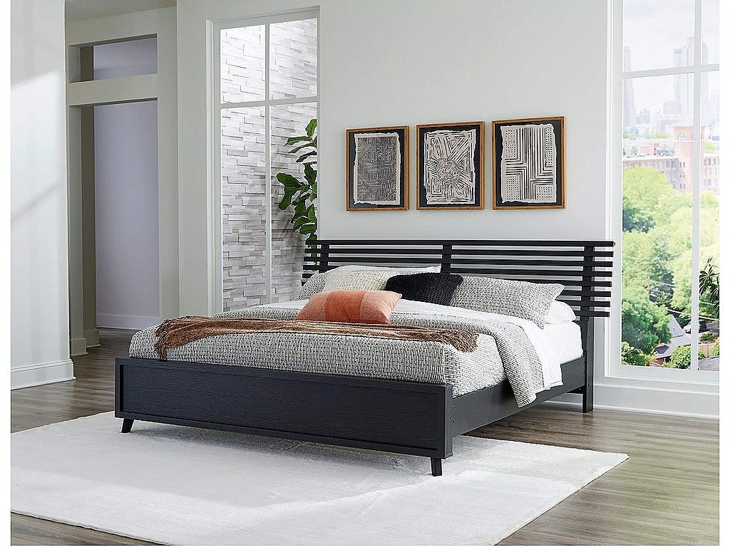 Danziar King Slat Panel Bed