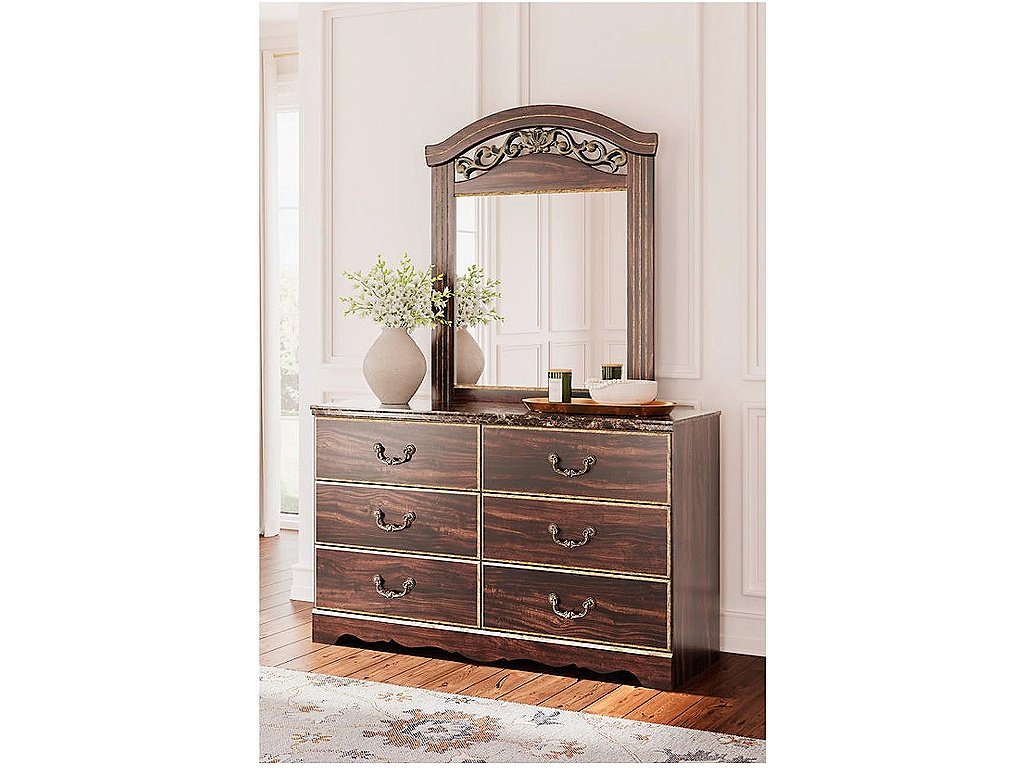 Glosmount Dresser and Mirror