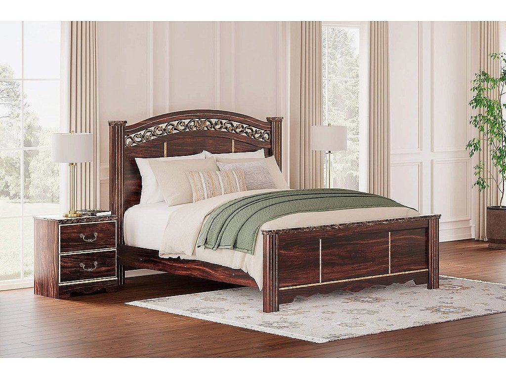 Glosmount King Poster Bed