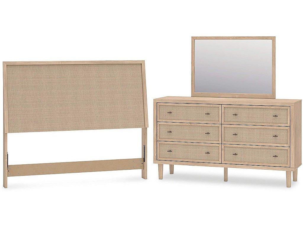 Cielden Queen Panel Headboard, Dresser and Mirror