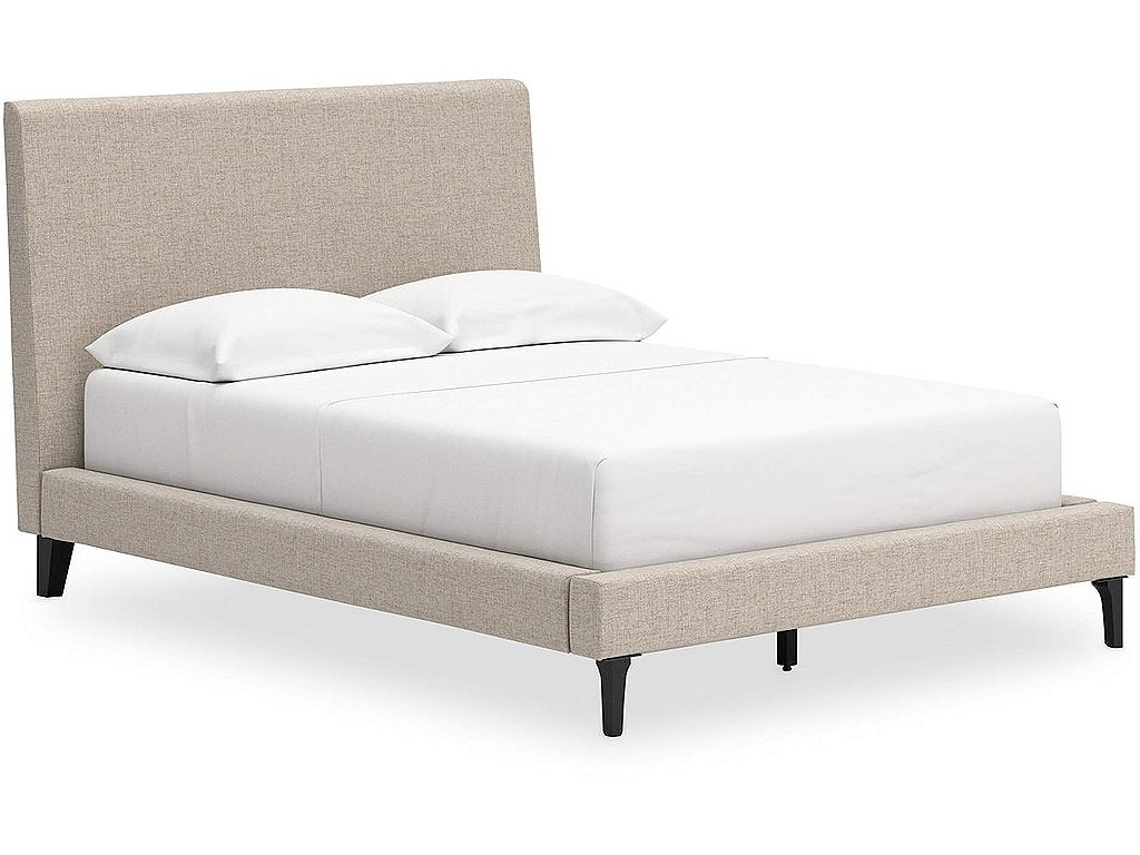 Cielden Full Upholstered Bed with Roll Slats