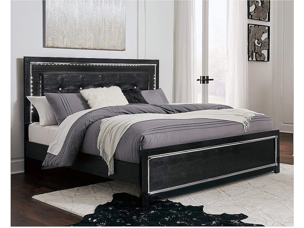 Kaydell King Upholstered Panel Bed