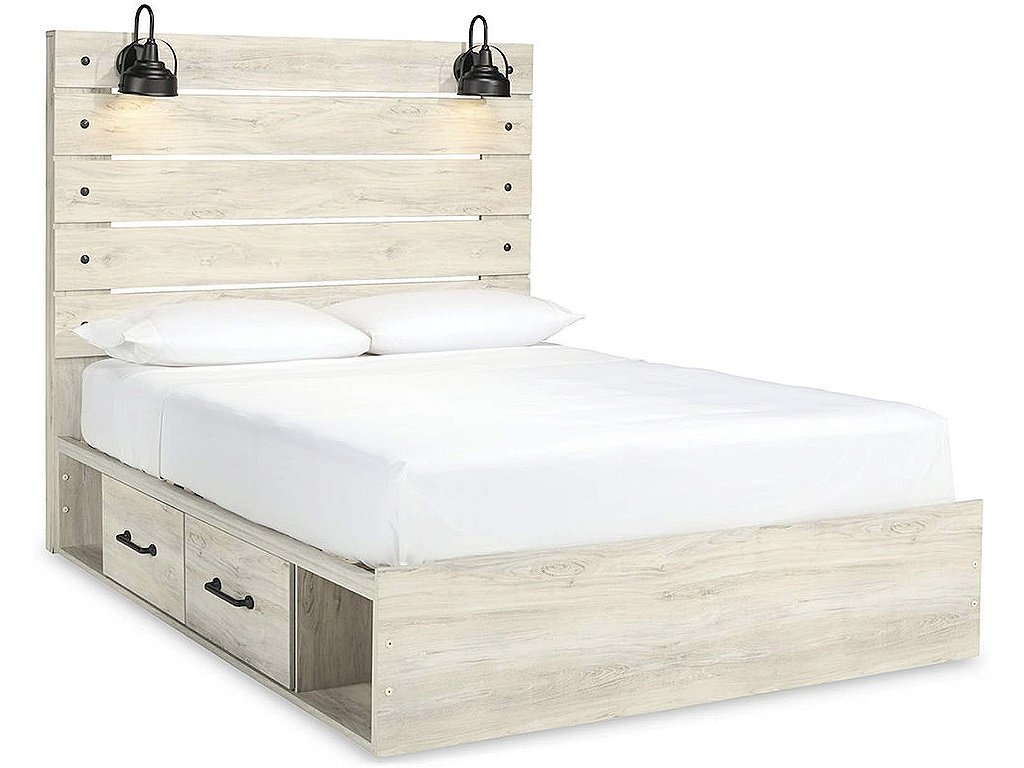 Cambeck Queen Panel Bed with 2 Storage Drawers