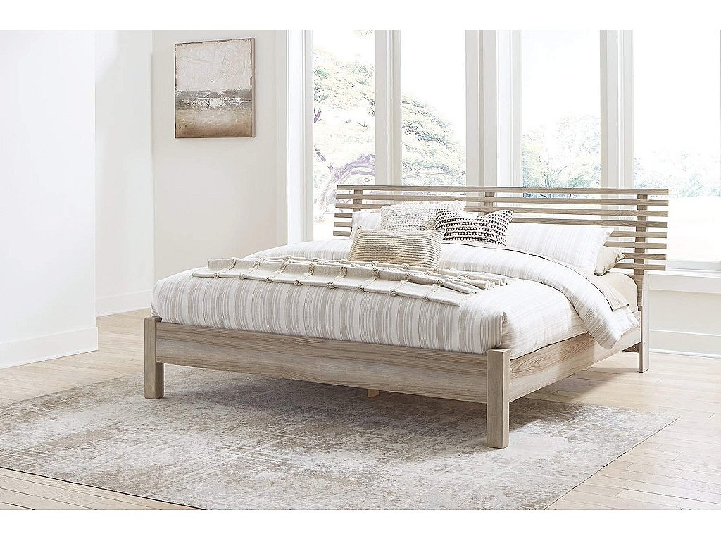 Hasbrick King Slat Panel Bed