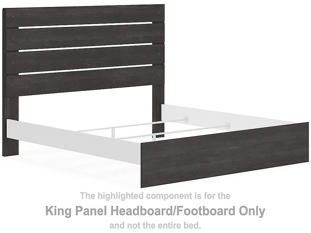 Hollivern King Panel Headboard/Footboard