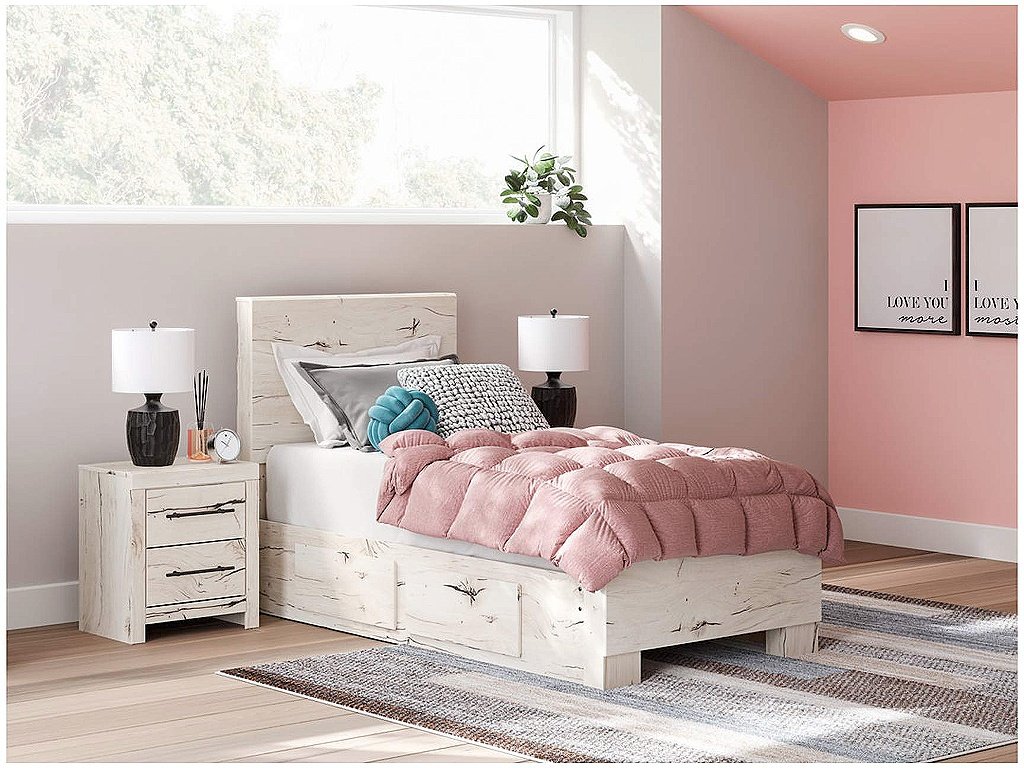 Lawroy Twin Panel Bed with Storage