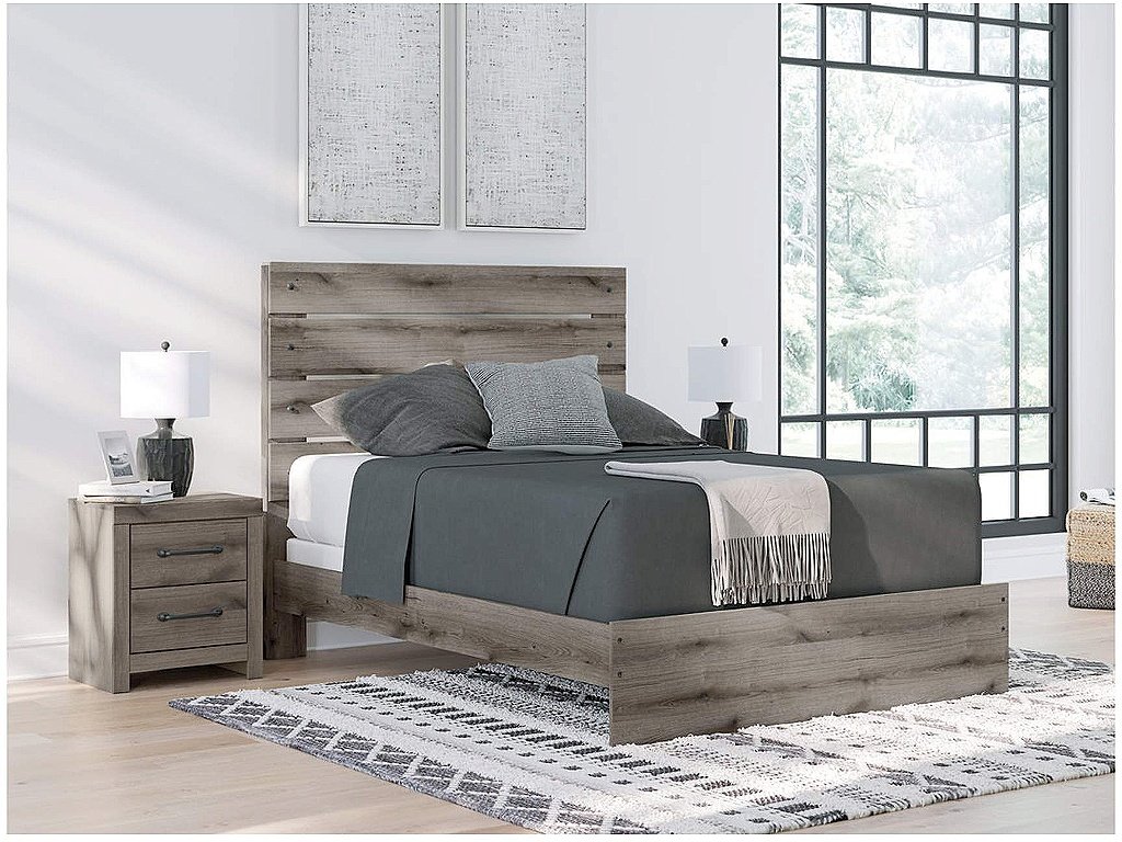 Graystorm Queen Panel Bed