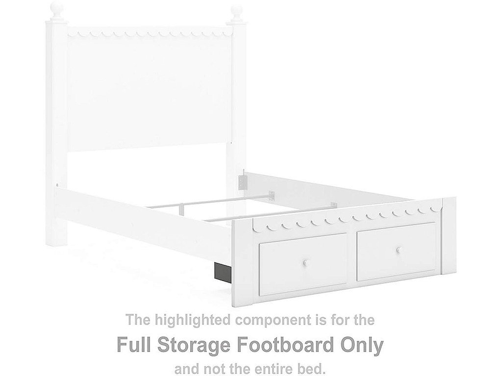 Mollviney Full Storage Footboard