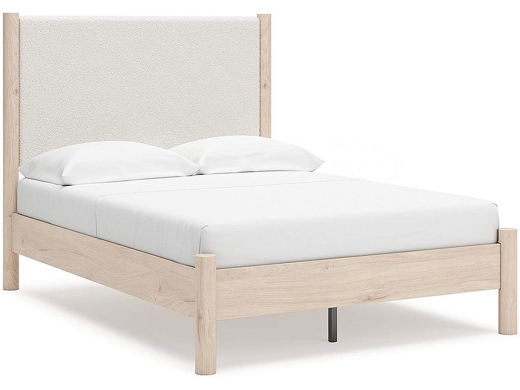 Cadmori Full Upholstered Panel Bed