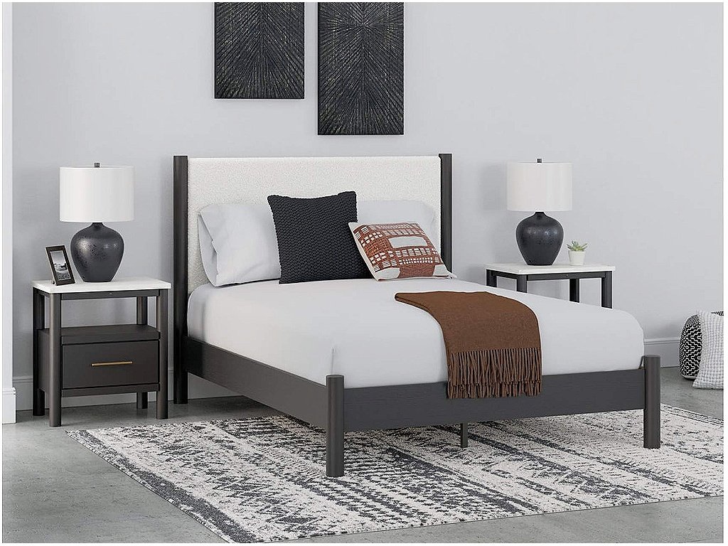 Cadmori Queen Upholstered Panel Bed