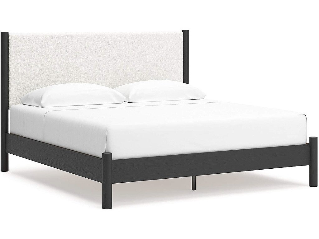 Cadmori King Upholstered Panel Bed