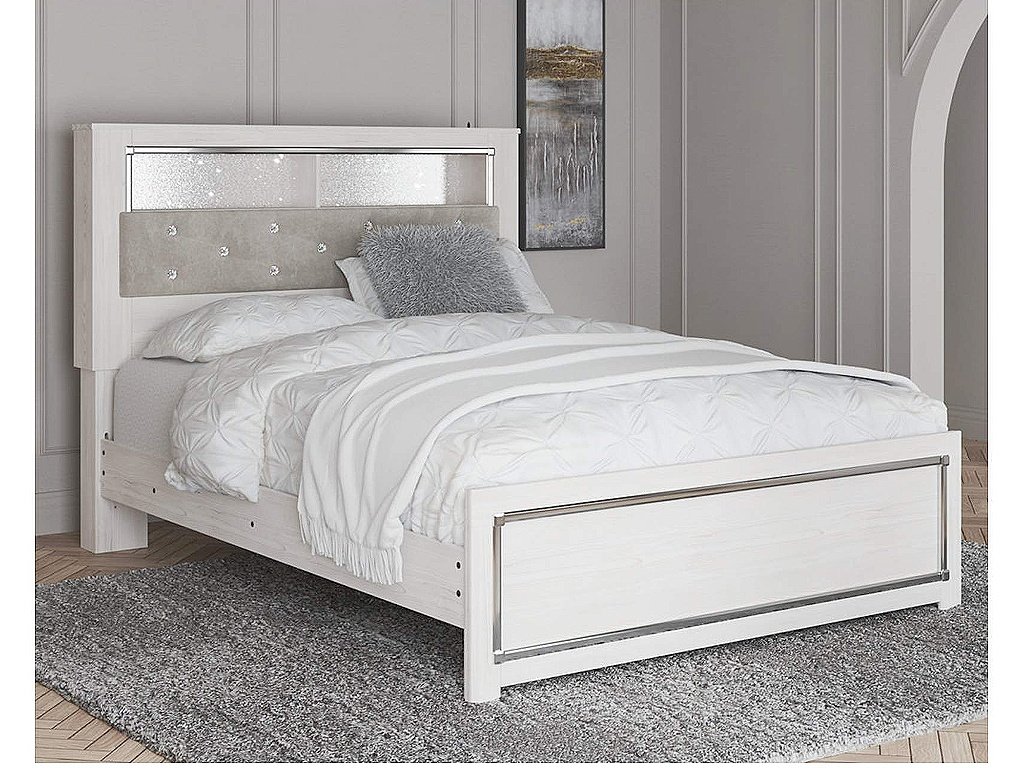 Altyra Queen Panel Bookcase Bed