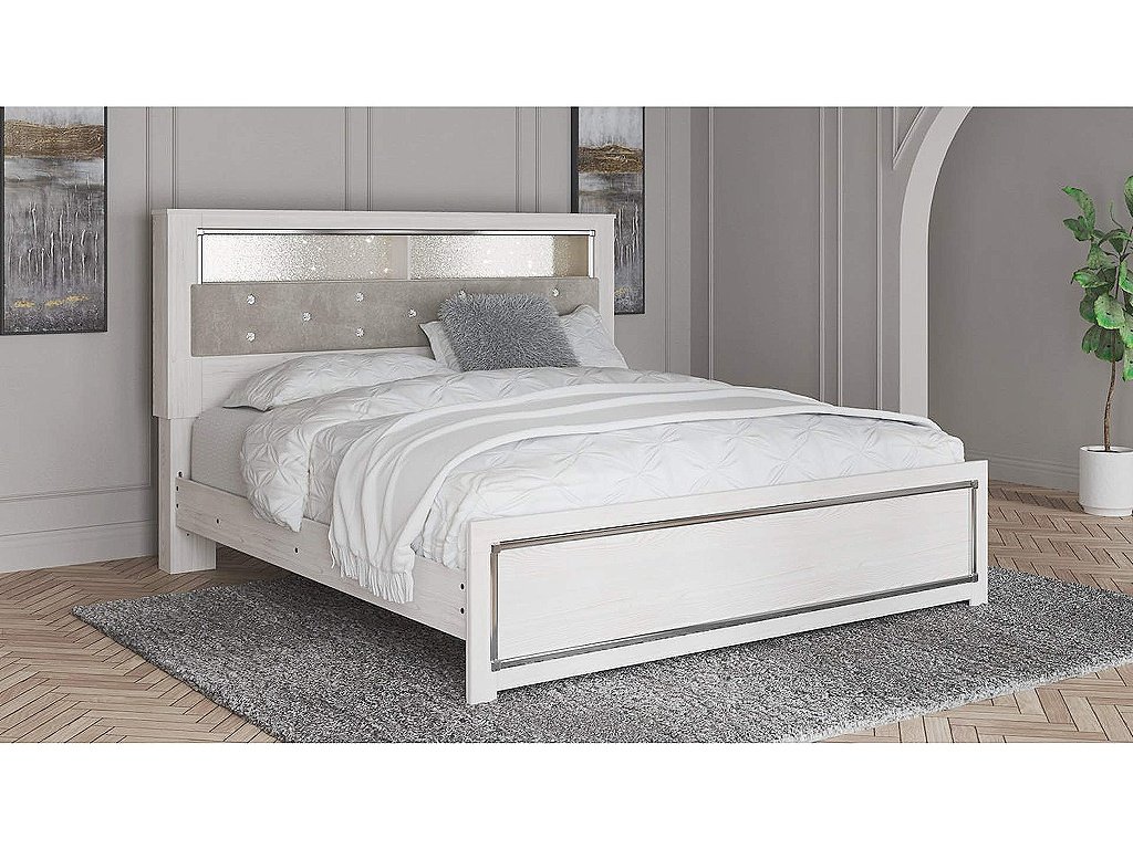 Altyra King Panel Bookcase Bed