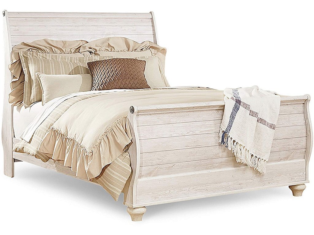 Willowton Queen Sleigh Bed