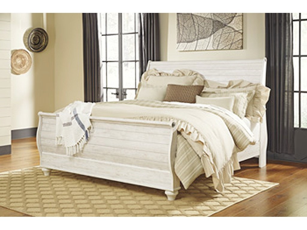 Willowton King Sleigh Headboard