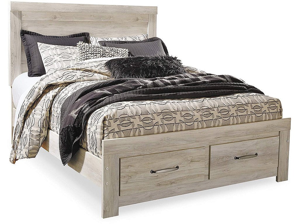 Bellaby Queen Platform Bed with 2 Storage Drawers